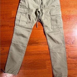 PacSun Men's Green Trousers Size Small- like new condition